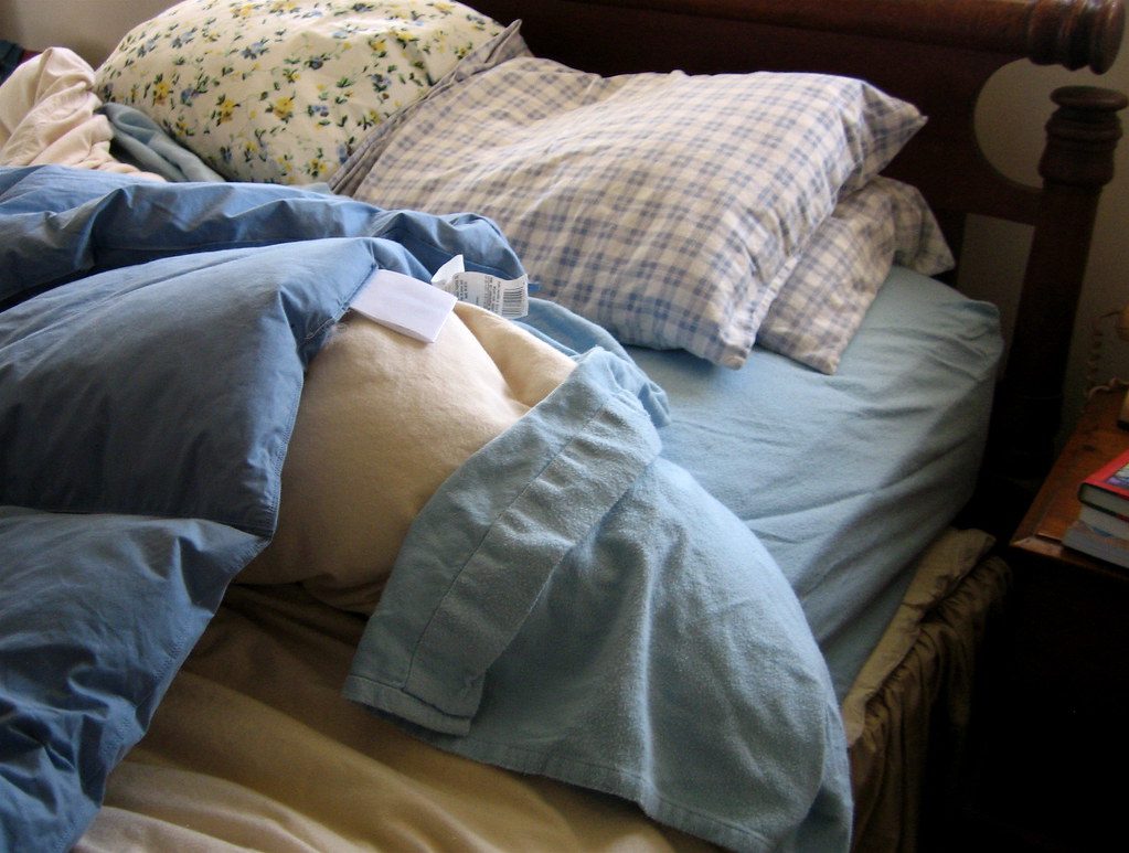 A restful bedroom scene arranged for good sleep
